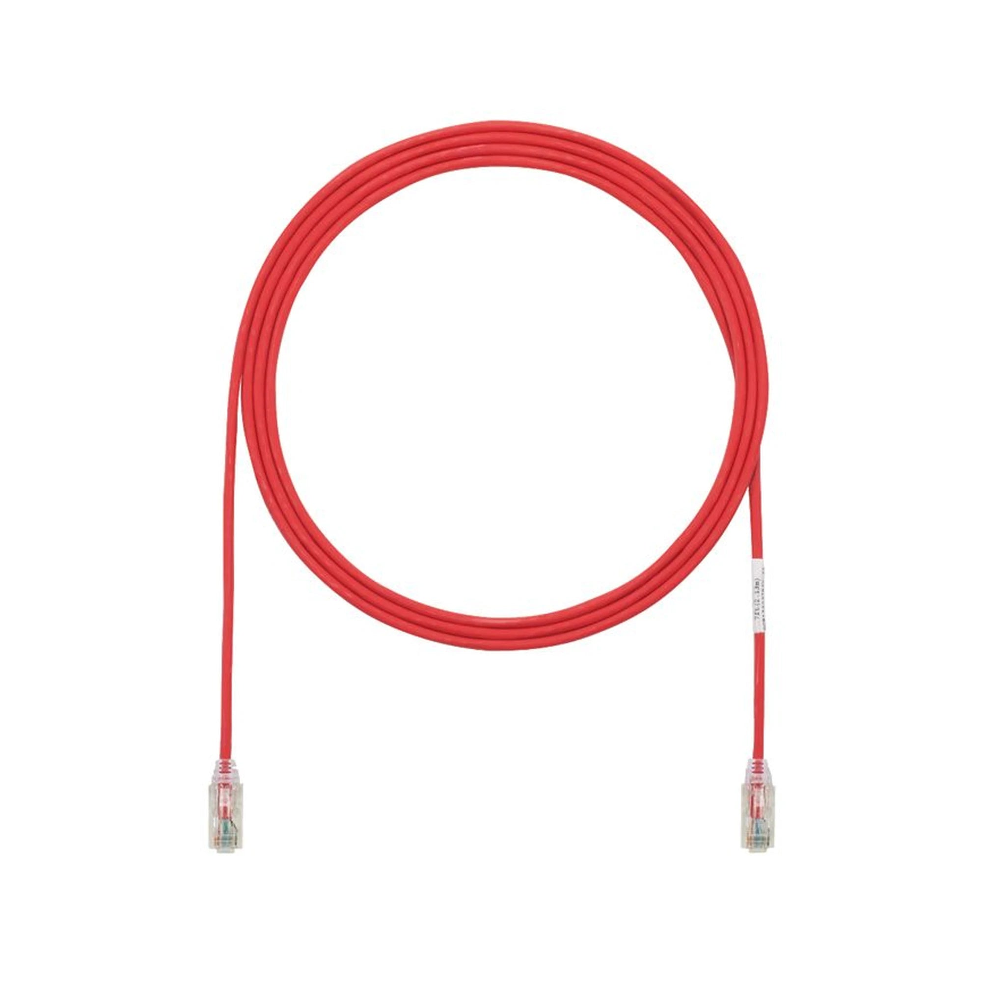 CABLE DE PARCHEO TX6, UTP CAT6, DIÁMETRO REDUCIDO (28AWG), COLOR ROJO, 33FT-Patch Cords-PANDUIT-Bsai Seguridad & Controles