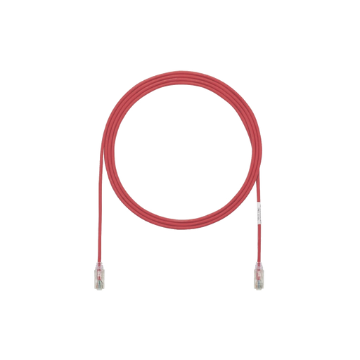 CABLE DE PARCHEO TX6, UTP CAT6, DIÁMETRO REDUCIDO (28AWG), COLOR ROJO, 65FT-Cableado-PANDUIT-Bsai Seguridad & Controles