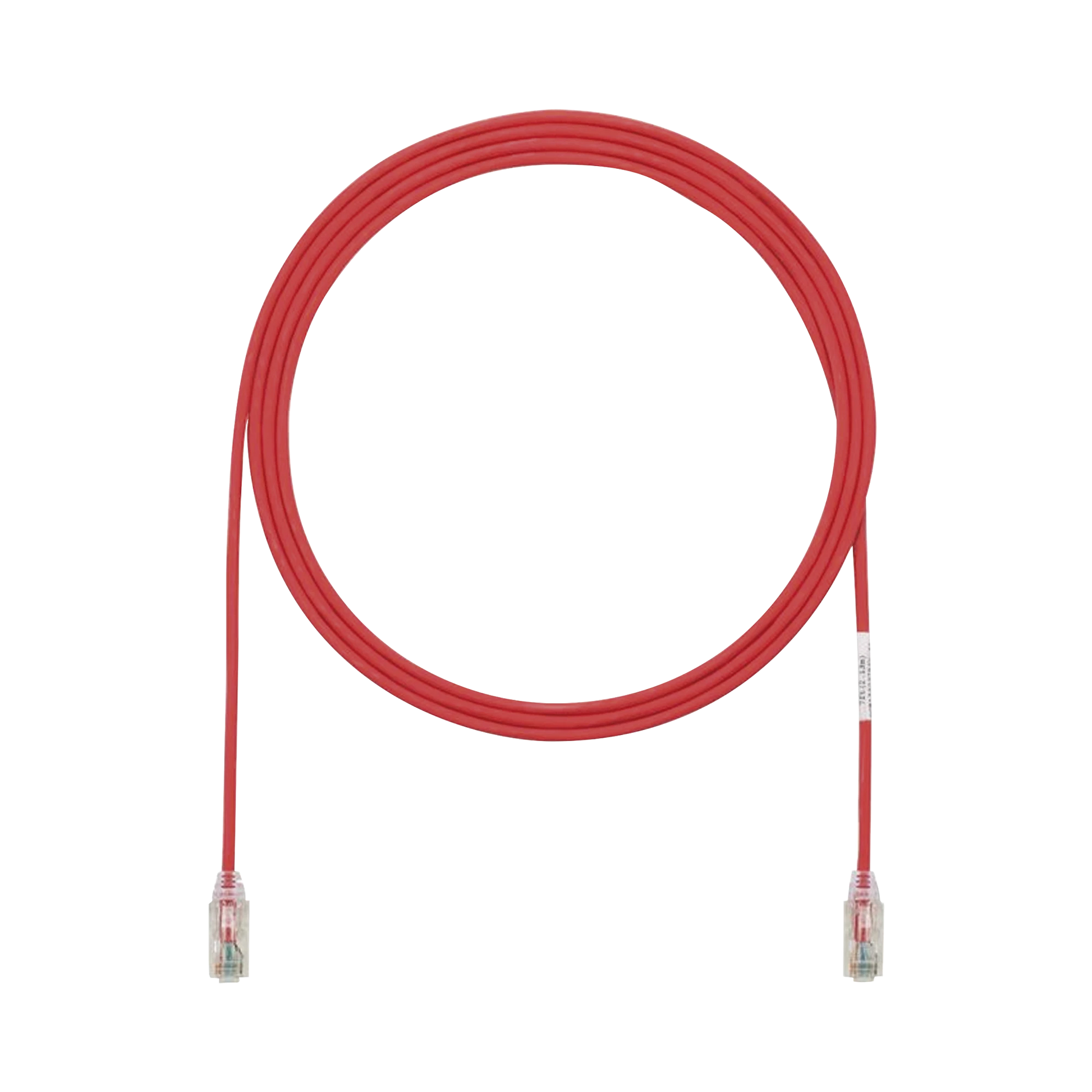 CABLE DE PARCHEO TX6, UTP CAT6, DIÁMETRO REDUCIDO (28AWG), COLOR ROJO, 7FT-Patch Cords-PANDUIT-Bsai Seguridad & Controles