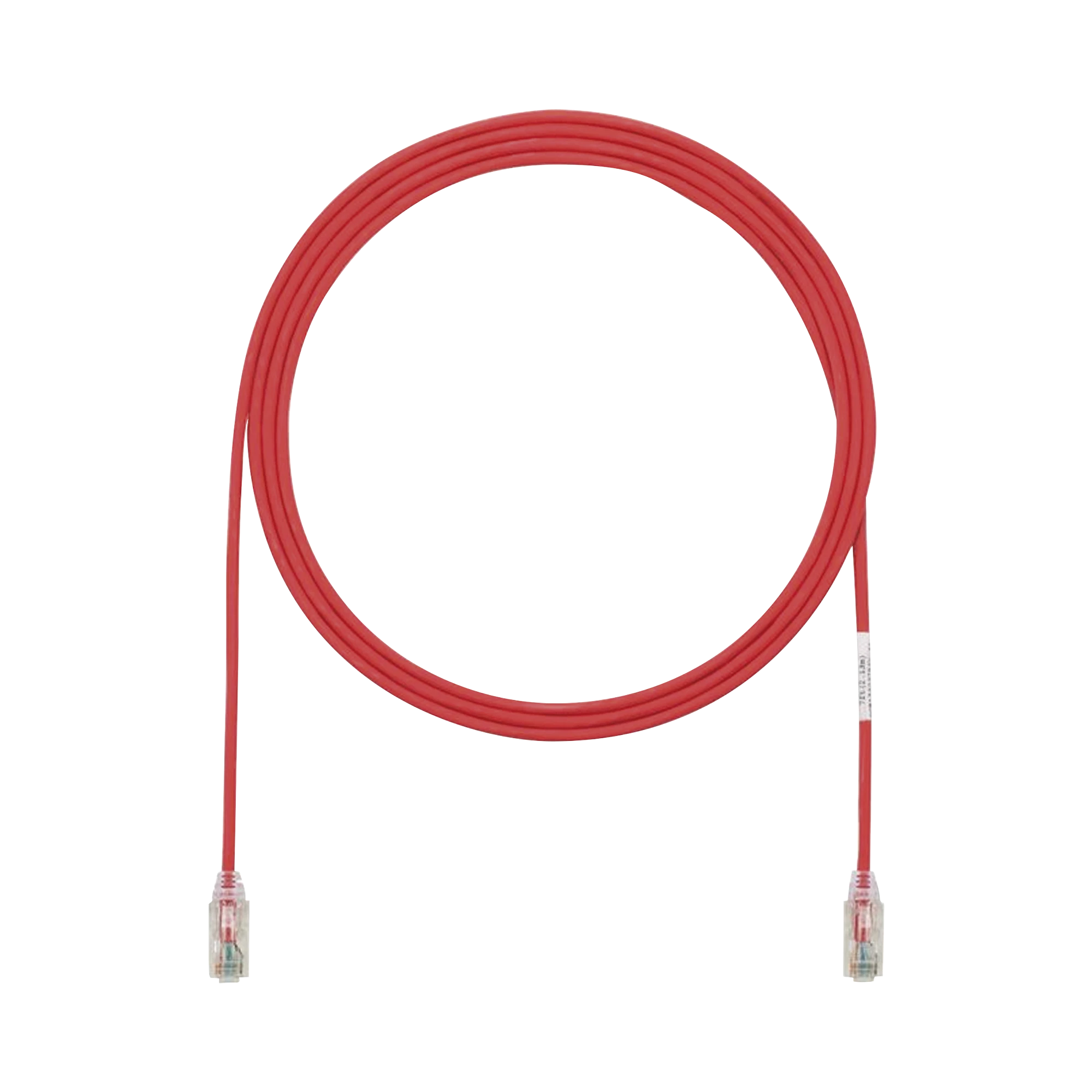 CABLE DE PARCHEO TX6, UTP CAT6, DIÁMETRO REDUCIDO (28AWG), COLOR ROJO, 7FT-Patch Cords-PANDUIT-Bsai Seguridad & Controles