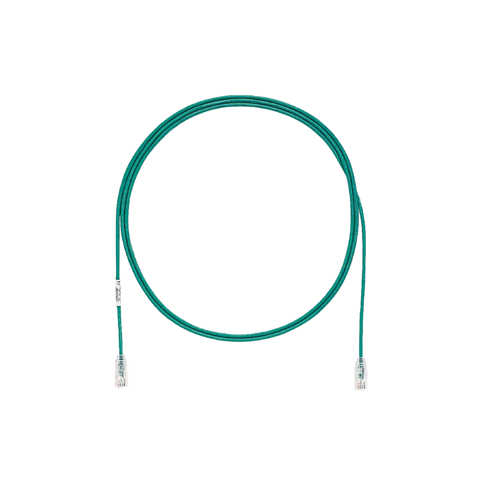 CABLE DE PARCHEO TX6, UTP CAT6, DIÁMETRO REDUCIDO (28AWG), COLOR VERDE, 1FT-Cableado-PANDUIT-Bsai Seguridad & Controles