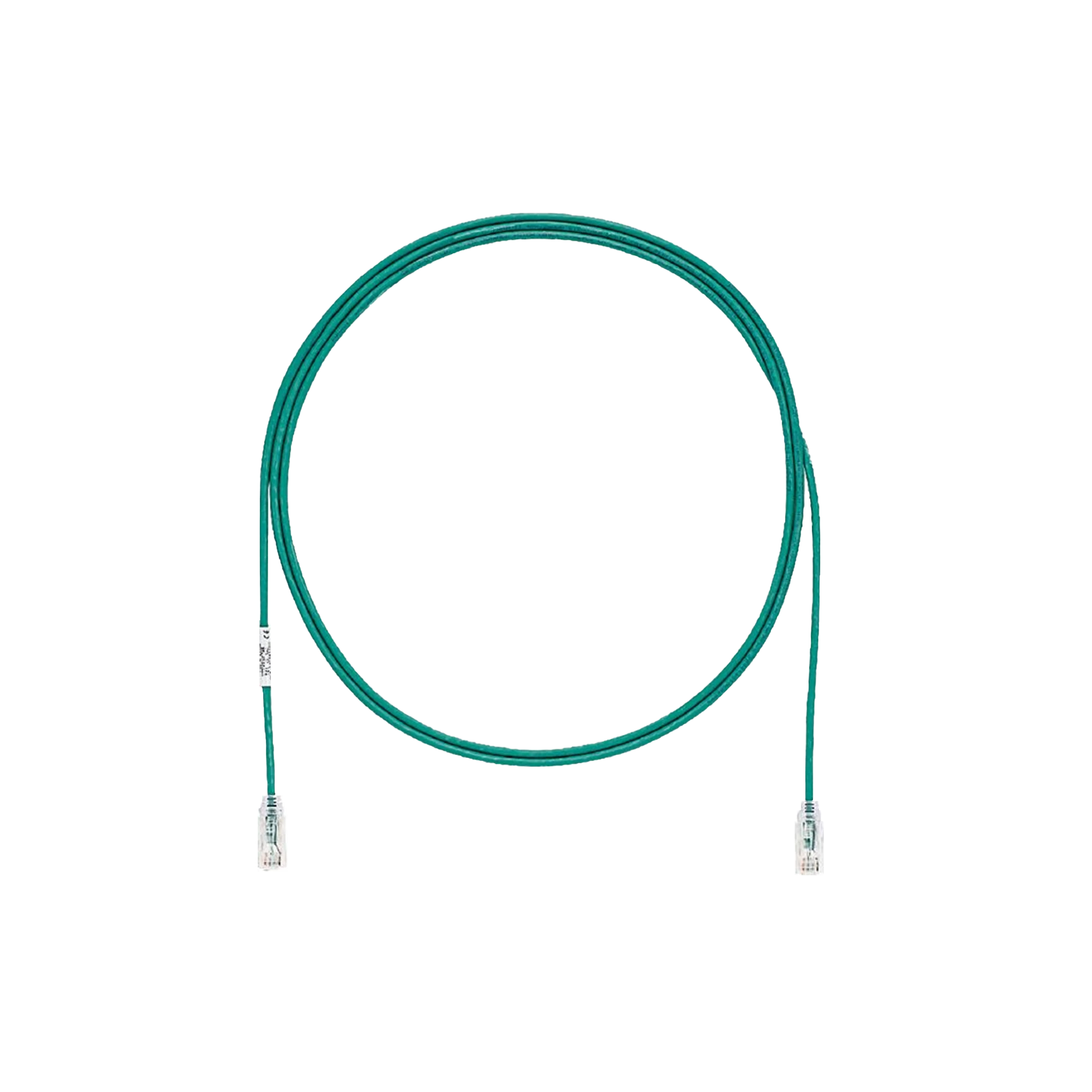 CABLE DE PARCHEO TX6, UTP CAT6, DIÁMETRO REDUCIDO (28AWG), COLOR VERDE, 1FT-Cableado-PANDUIT-Bsai Seguridad & Controles