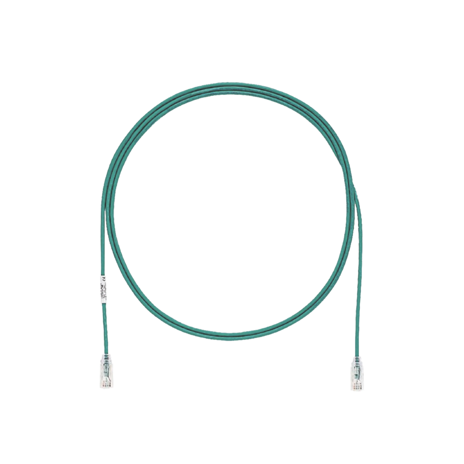 CABLE DE PARCHEO TX6, UTP CAT6, DIÁMETRO REDUCIDO (28AWG), COLOR VERDE, 30FT-Cableado de Cobre-PANDUIT-Bsai Seguridad & Controles
