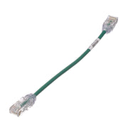 CABLE DE PARCHEO TX6, UTP CAT6, DIÁMETRO REDUCIDO (28AWG), COLOR VERDE, 8IN (20.2CM)-Cableado-PANDUIT-Bsai Seguridad & Controles