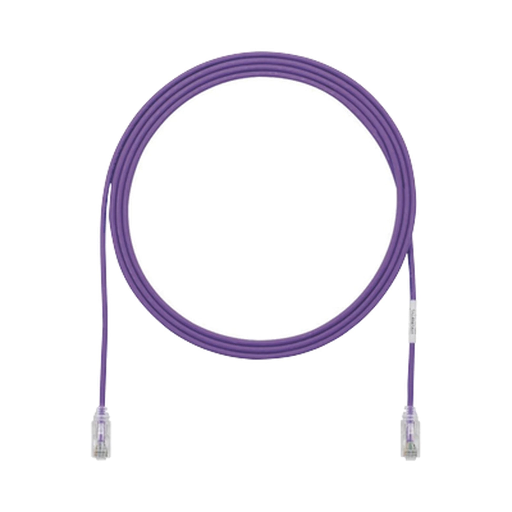 CABLE DE PARCHEO TX6, UTP CAT6, DIÁMETRO REDUCIDO (28AWG), COLOR VIOLETA, 3FT-Cableado-PANDUIT-Bsai Seguridad & Controles