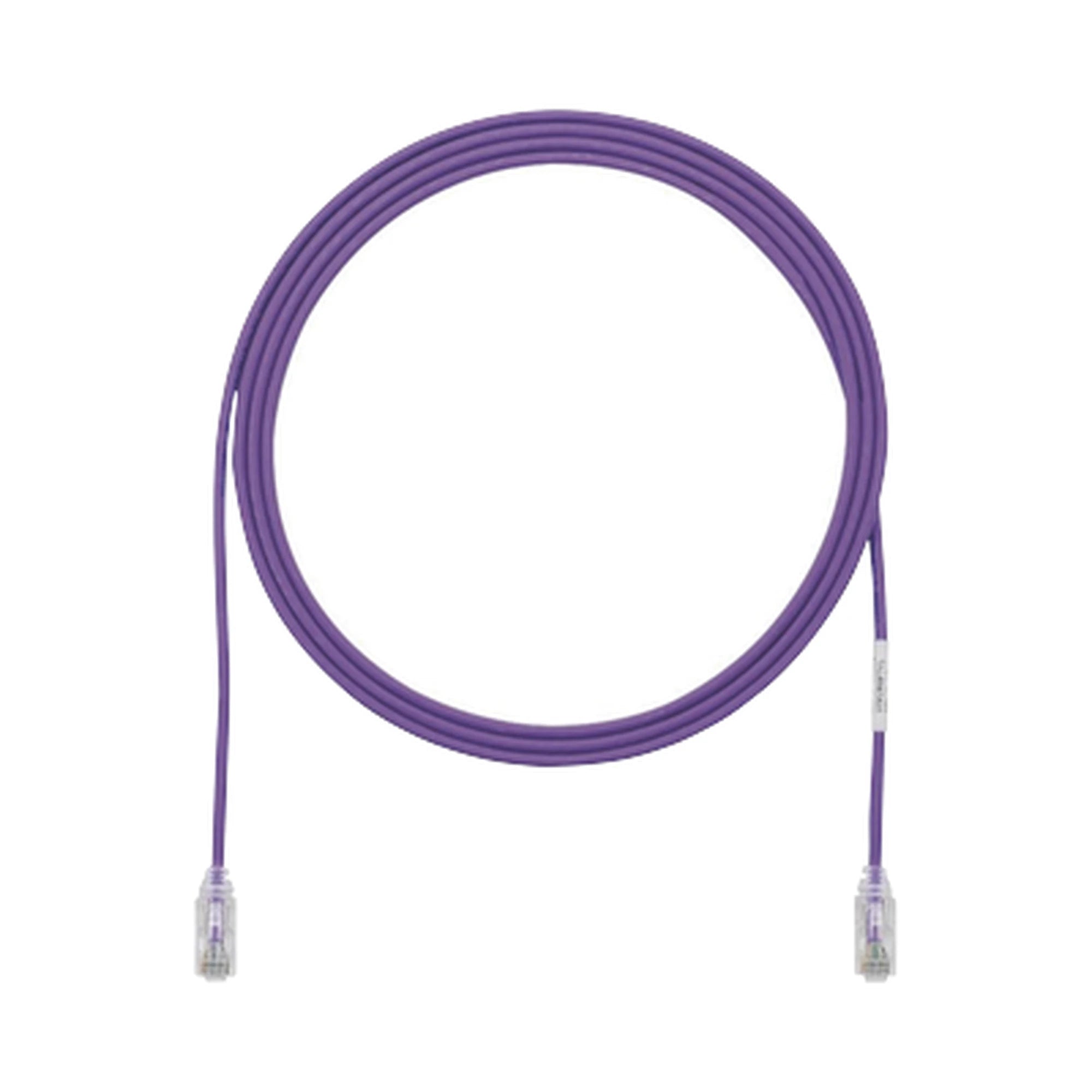 CABLE DE PARCHEO TX6, UTP CAT6, DIÁMETRO REDUCIDO (28AWG), COLOR VIOLETA, 3FT-Cableado-PANDUIT-Bsai Seguridad & Controles
