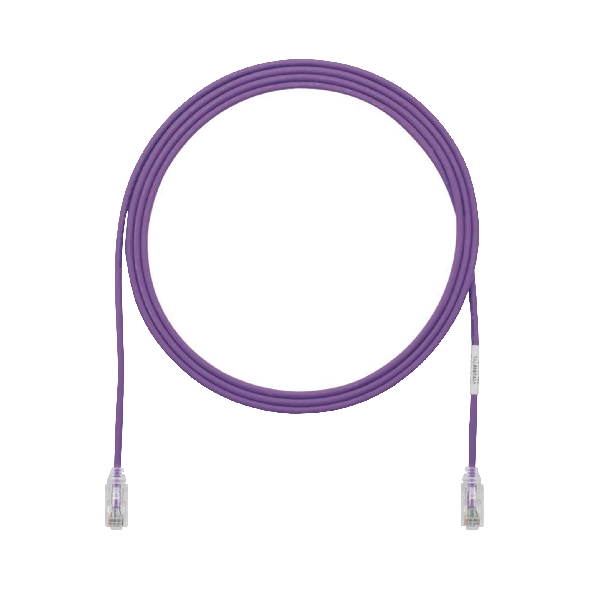 CABLE DE PARCHEO TX6, UTP CAT6, DIÁMETRO REDUCIDO (28AWG), COLOR VIOLETA, 7FT-Cableado de Cobre-PANDUIT-Bsai Seguridad & Controles