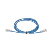 CABLE DE PARCHEO TX6, UTP CAT6, DIÁMETRO REDUCIDO (28AWG), COLOR AZUL, 12FT-Cableado de Cobre-PANDUIT-UTP28SP12BU-Bsai Seguridad & Controles