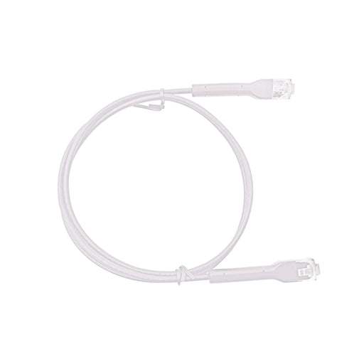 CABLE DE PARCHEO ULTRA SLIM CON BOTA FLEXIBLE UTP CAT6 - 1.5 M BLANCO DIÁMETRO REDUCIDO-Cableado de Cobre-LINKEDPRO BY EPCOM-Bsai Seguridad & Controles