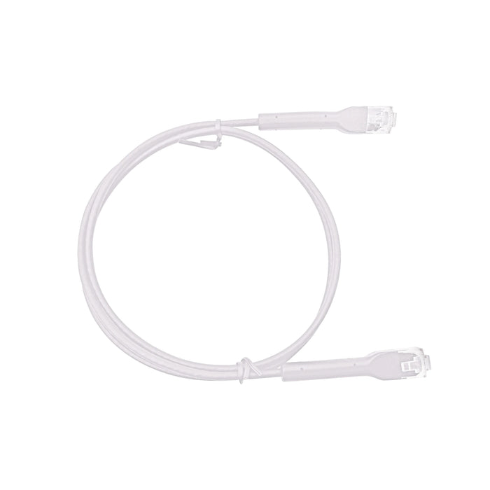 CABLE DE PARCHEO ULTRA SLIM CON BOTA FLEXIBLE UTP CAT6 - 1.5 M BLANCO DIÁMETRO REDUCIDO-Cableado de Cobre-LINKEDPRO BY EPCOM-Bsai Seguridad & Controles