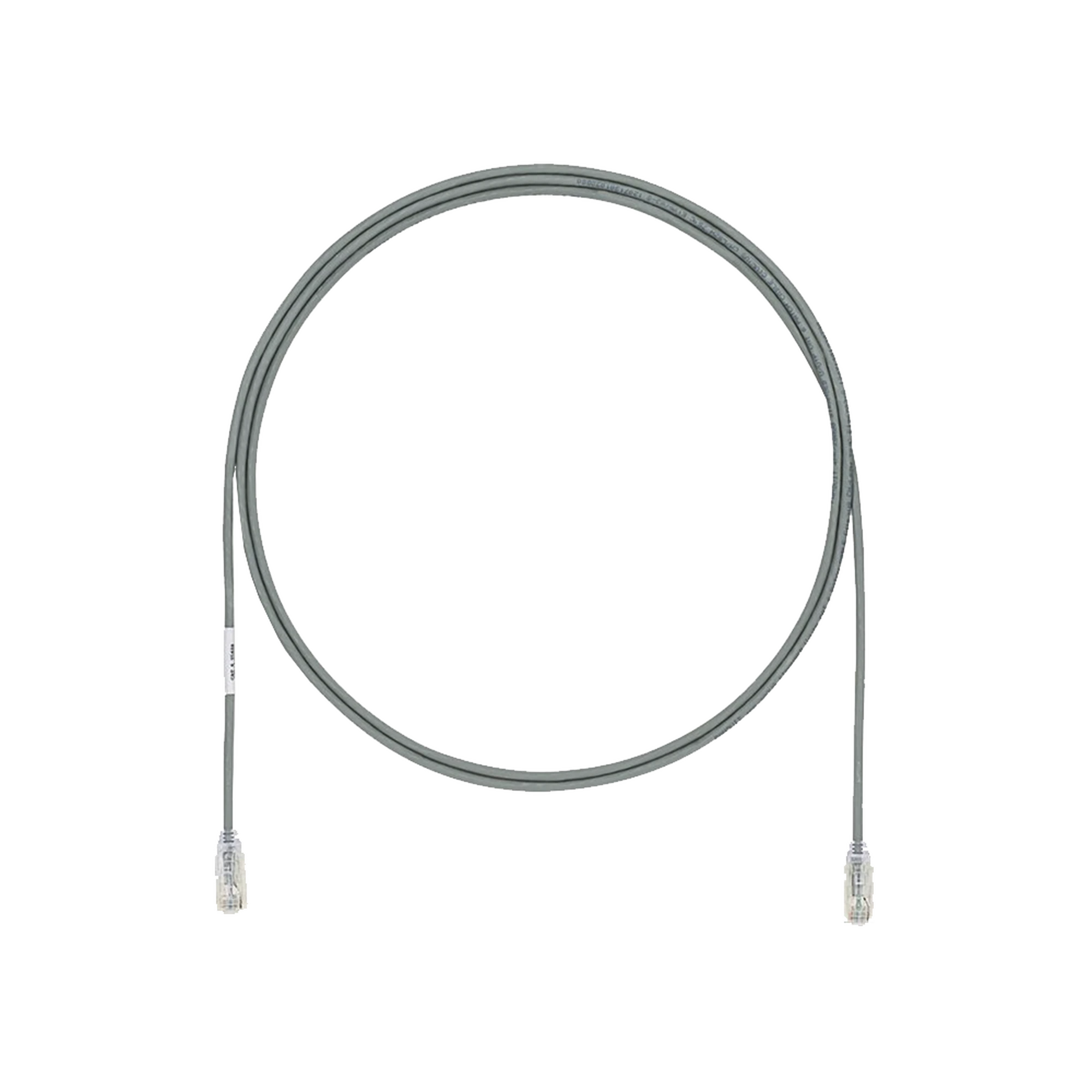 CABLE DE PARCHEO UTP CAT6A, CM/LSZH, DIÁMETRO REDUCIDO (28AWG), COLOR GRIS, 1 FT-Cableado de Cobre-PANDUIT-UTP28X1GY-Bsai Seguridad & Controles