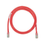 CABLE DE PARCHEO UTP CATEGORÍA 5E, CON PLUG MODULAR EN CADA EXTREMO - 3 M. - ROJO-Cableado-PANDUIT-Bsai Seguridad & Controles