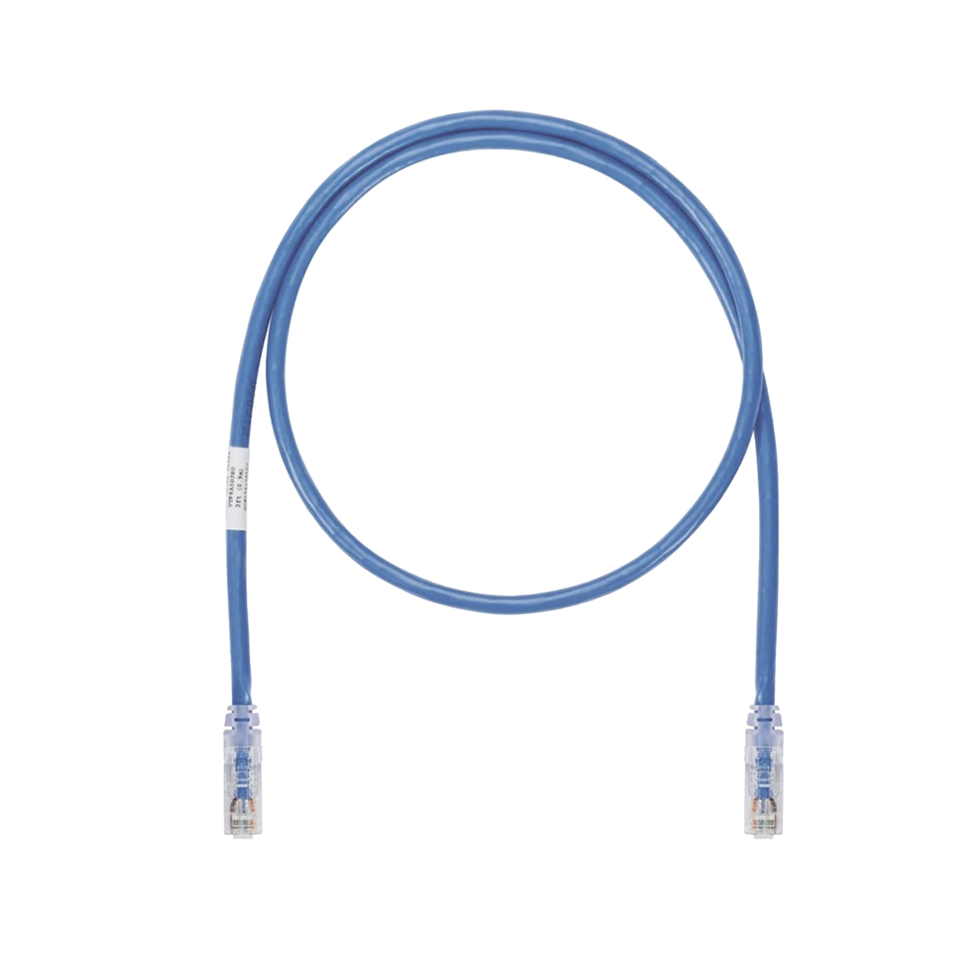 CABLE DE PARCHEO UTP, CAT6A, 24 AWG, CM, COLOR AZUL, 10FT-Patch Cords-PANDUIT-Bsai Seguridad & Controles