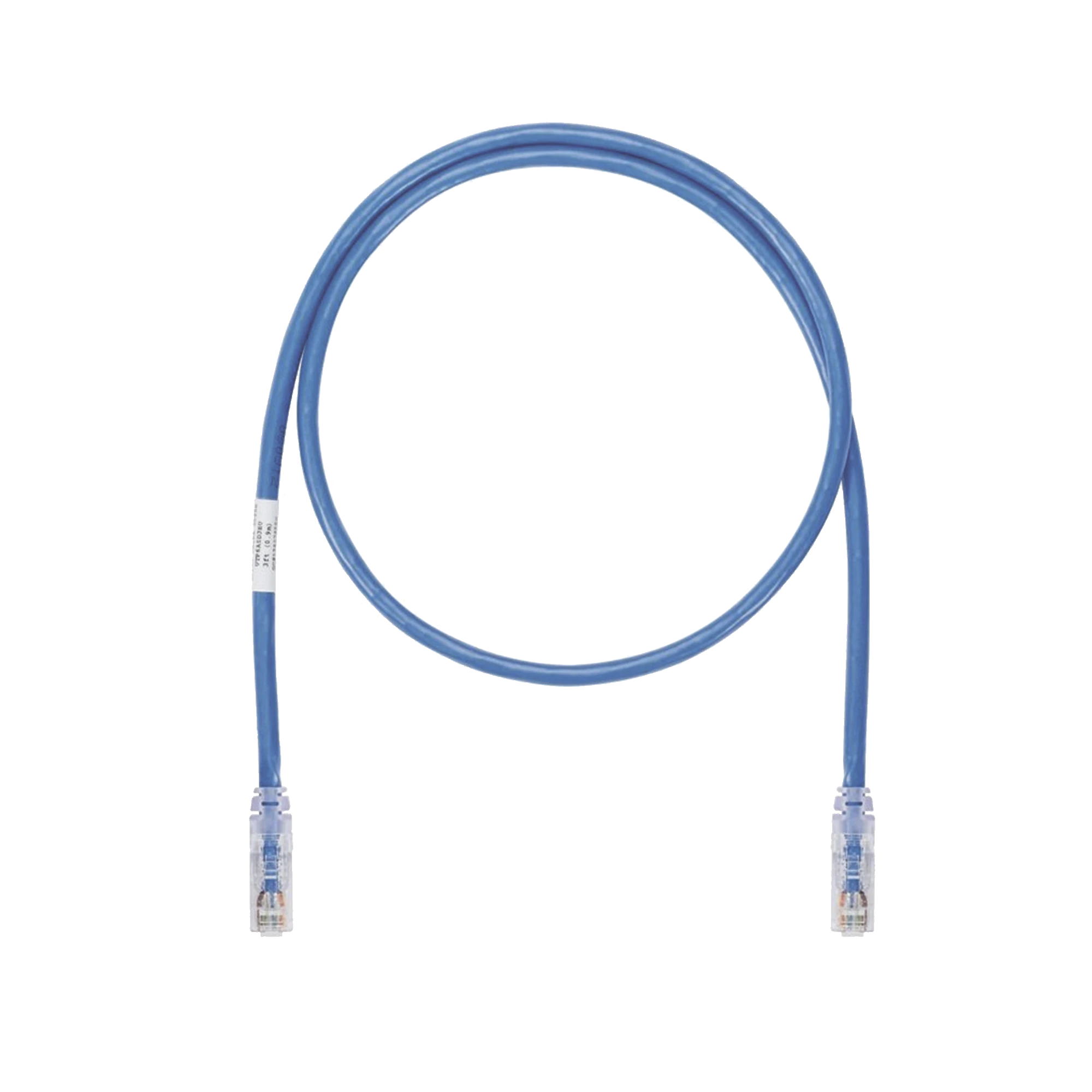 CABLE DE PARCHEO UTP, CAT6A, 24 AWG, CM, COLOR AZUL, 10FT-Patch Cords-PANDUIT-Bsai Seguridad & Controles