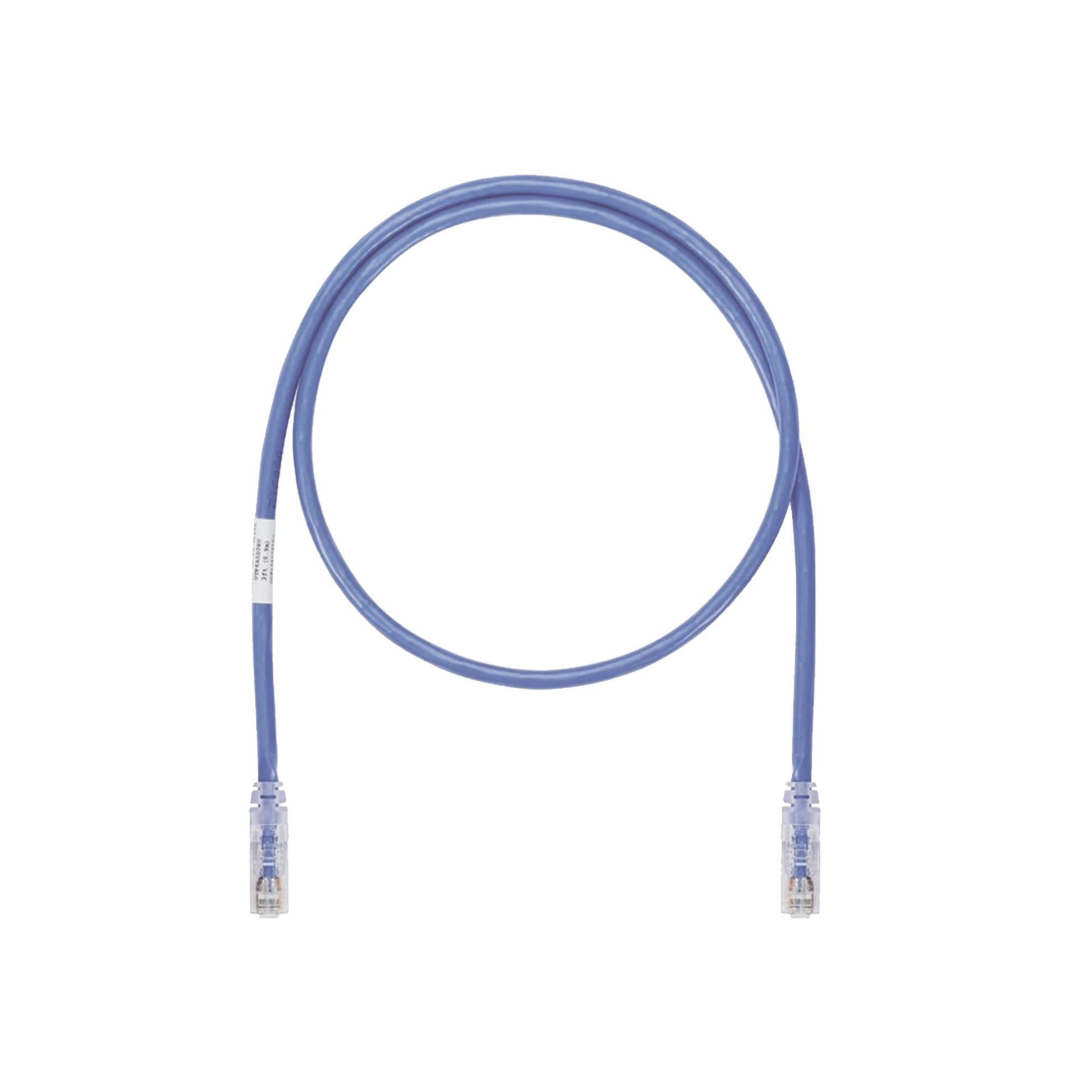CABLE DE PARCHEO UTP, CAT6A, 24 AWG, CM, COLOR AZUL, 14FT-Patch Cords-PANDUIT-Bsai Seguridad & Controles