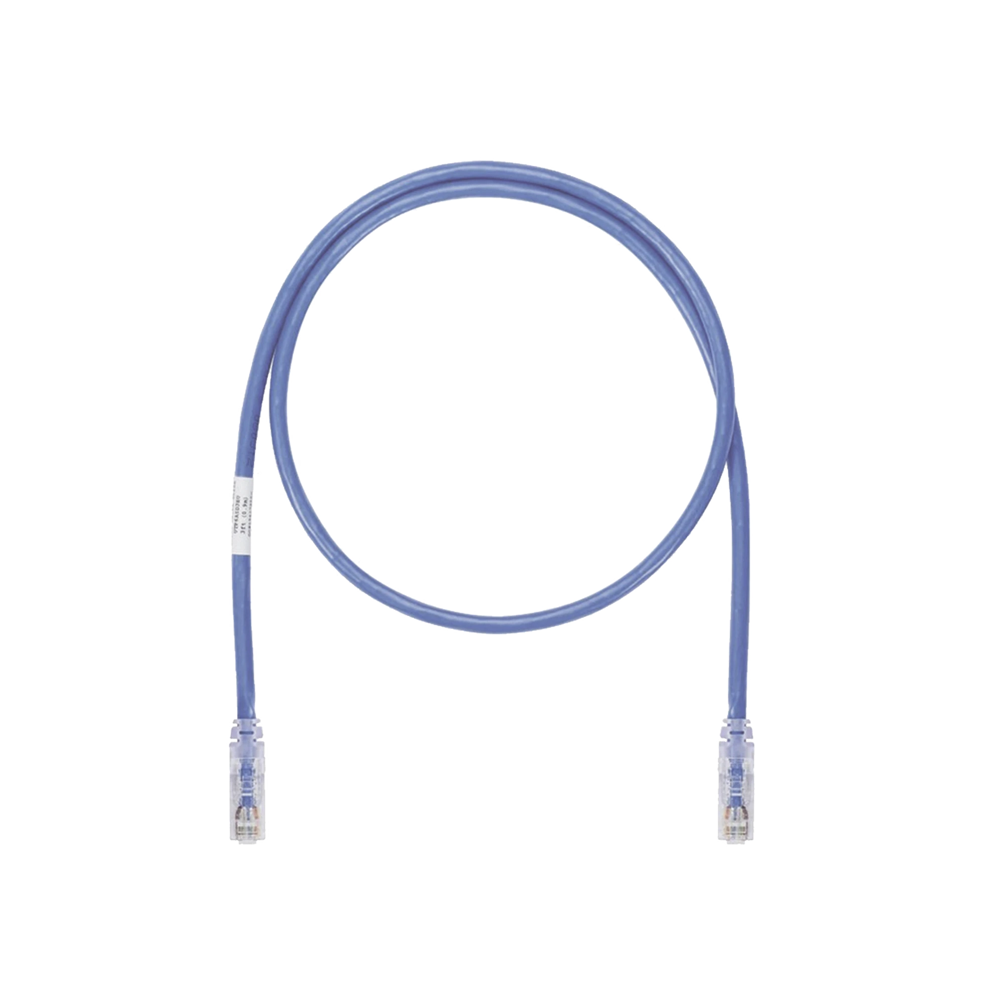 CABLE DE PARCHEO UTP, CAT6A, 24 AWG, CM, COLOR AZUL, 14FT-Patch Cords-PANDUIT-Bsai Seguridad & Controles