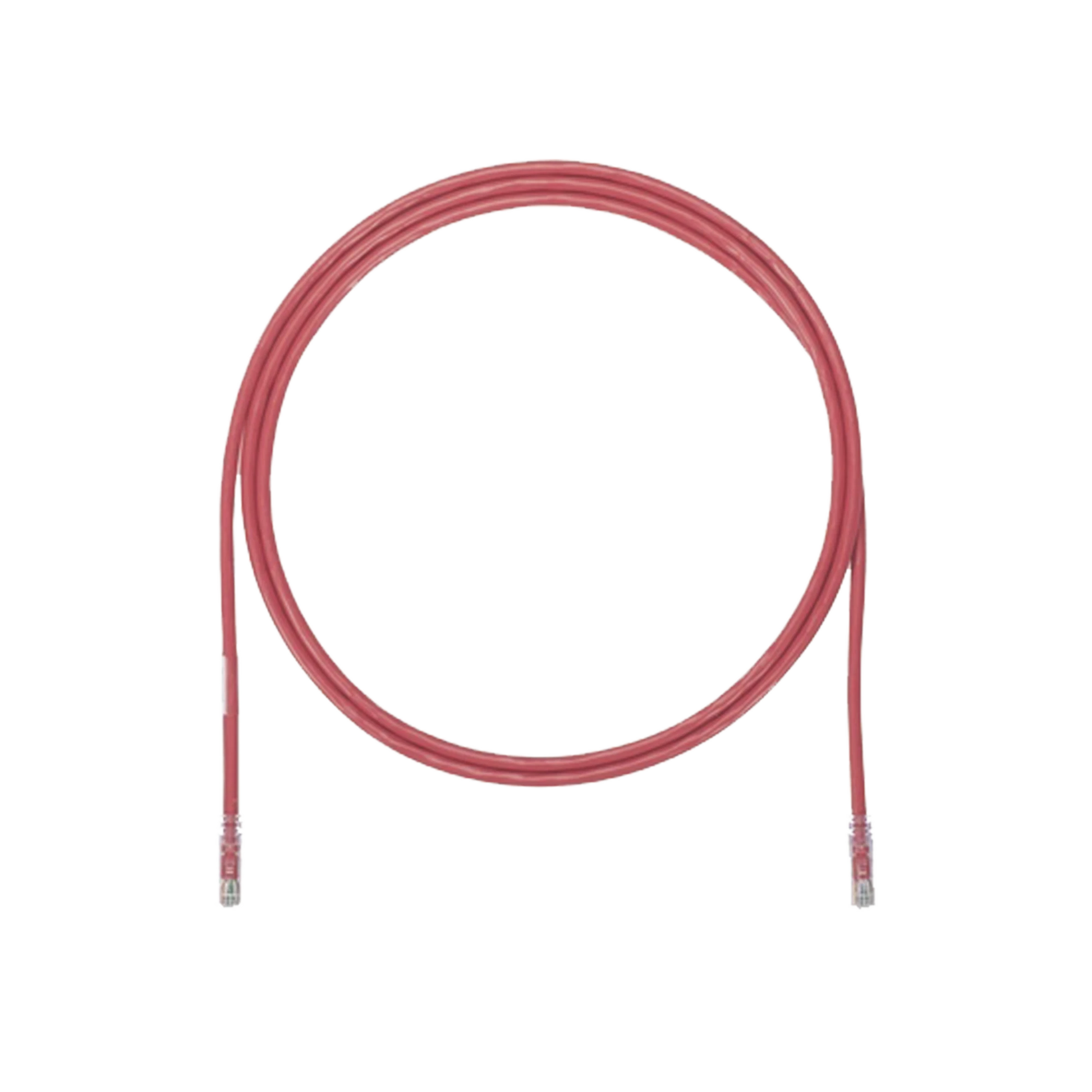 CABLE DE PARCHEO UTP, CAT6A, 24 AWG, CM, COLOR ROJO, 17FT-Cableado-PANDUIT-Bsai Seguridad & Controles
