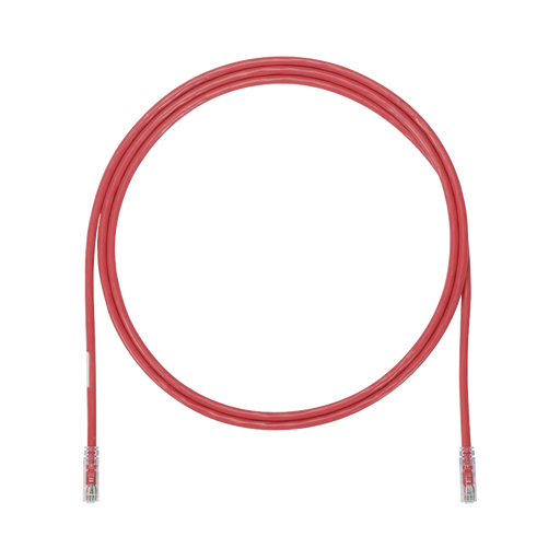 CABLE DE PARCHEO UTP, CAT6A, 24 AWG, CM, COLOR ROJO, 7FT-Cableado de Cobre-PANDUIT-Bsai Seguridad & Controles