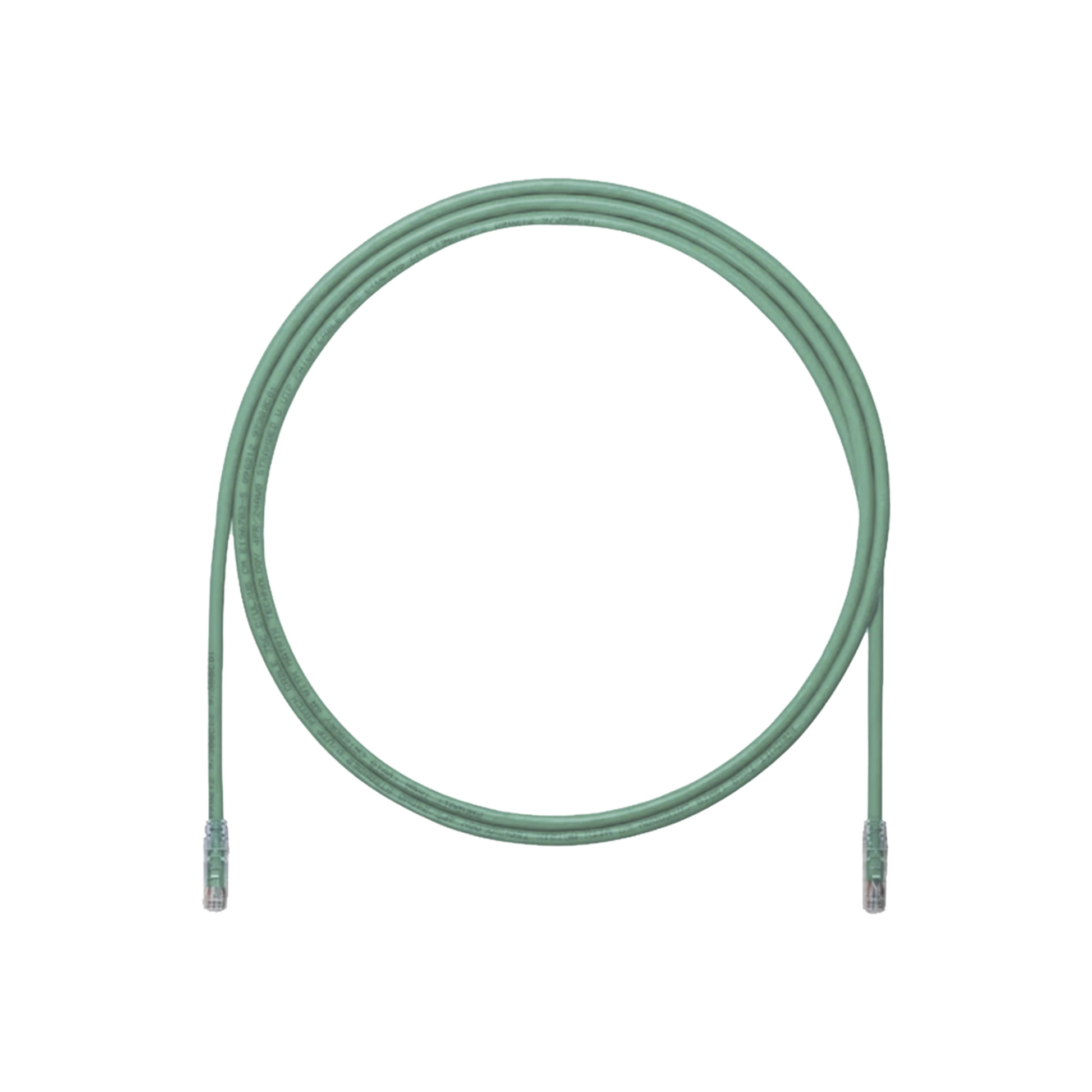 CABLE DE PARCHEO UTP, CAT6A, 24 AWG, CM, COLOR VERDE, 5 FT-Cableado de Cobre-PANDUIT-Bsai Seguridad & Controles