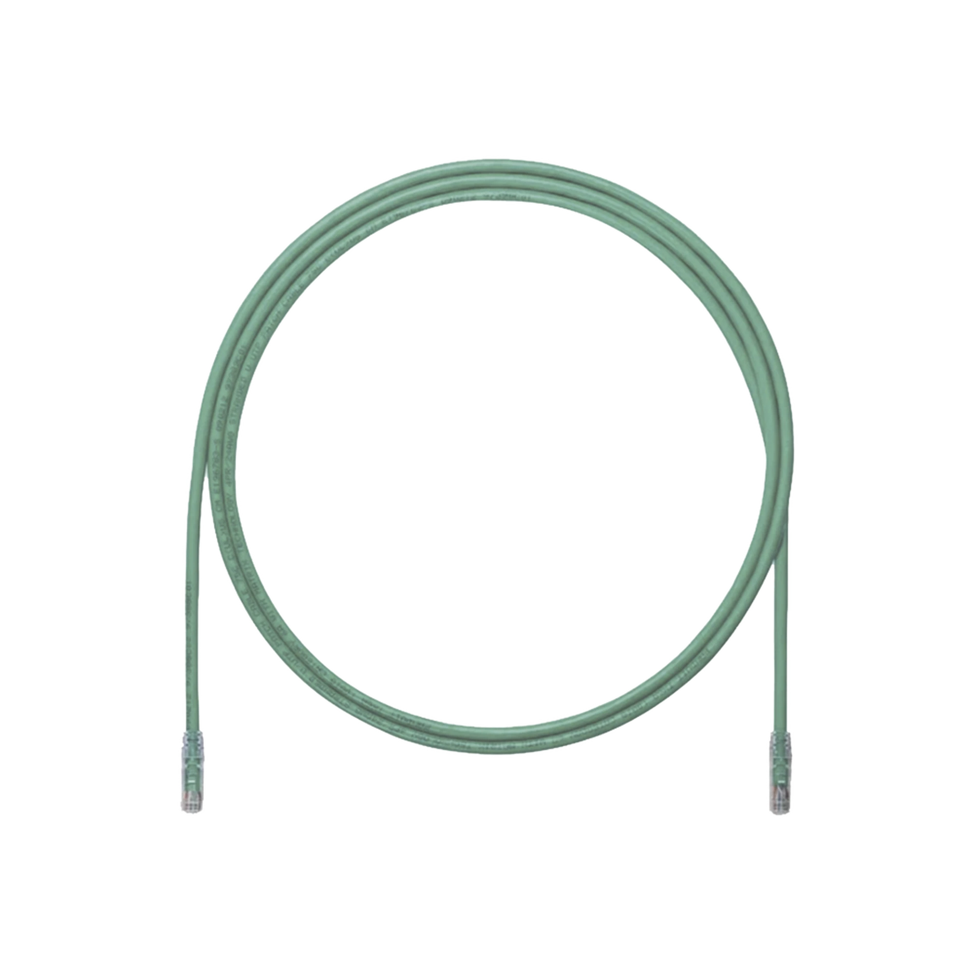 CABLE DE PARCHEO UTP, CAT6A, 24 AWG, CM, COLOR VERDE, 5 FT-Cableado de Cobre-PANDUIT-Bsai Seguridad & Controles