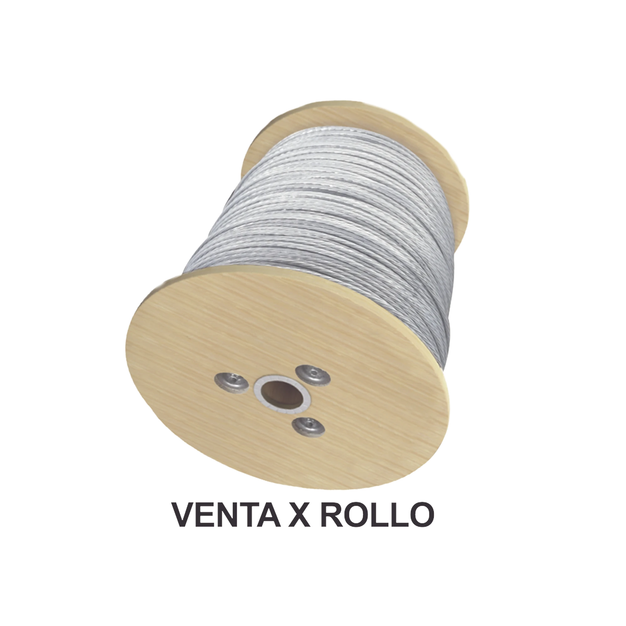 CABLE DE RETENIDA 5/16", RESISTENCIA 3629 KG, 7 HILOS (CARRETE DE 2000 METROS).-CAMESA-Bsai Seguridad & Controles