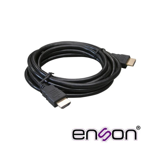CABLE DE VIDEO HDMI ENSON ENS-HDMICB1M 1MT MACHO-MACHO VERSION 1.2 RECOMENDADO PARA SISTEMAS DE VIDEO VIGILANCIA-Cableado-ENSON-Bsai Seguridad & Controles