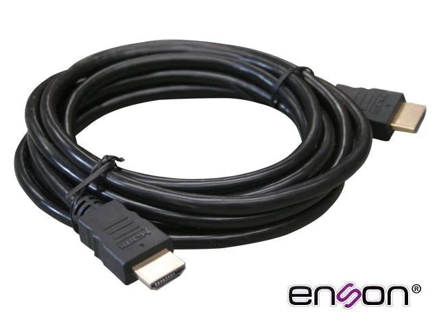 CABLE DE VIDEO HDMI ENSON ENS-HDMICB5M 5MT MACHO-MACHO VERSION 1.2 RECOMENDADO PARA SISTEMAS DE VIDEO VIGILANCIA-Cableado-ENSON-Bsai Seguridad & Controles
