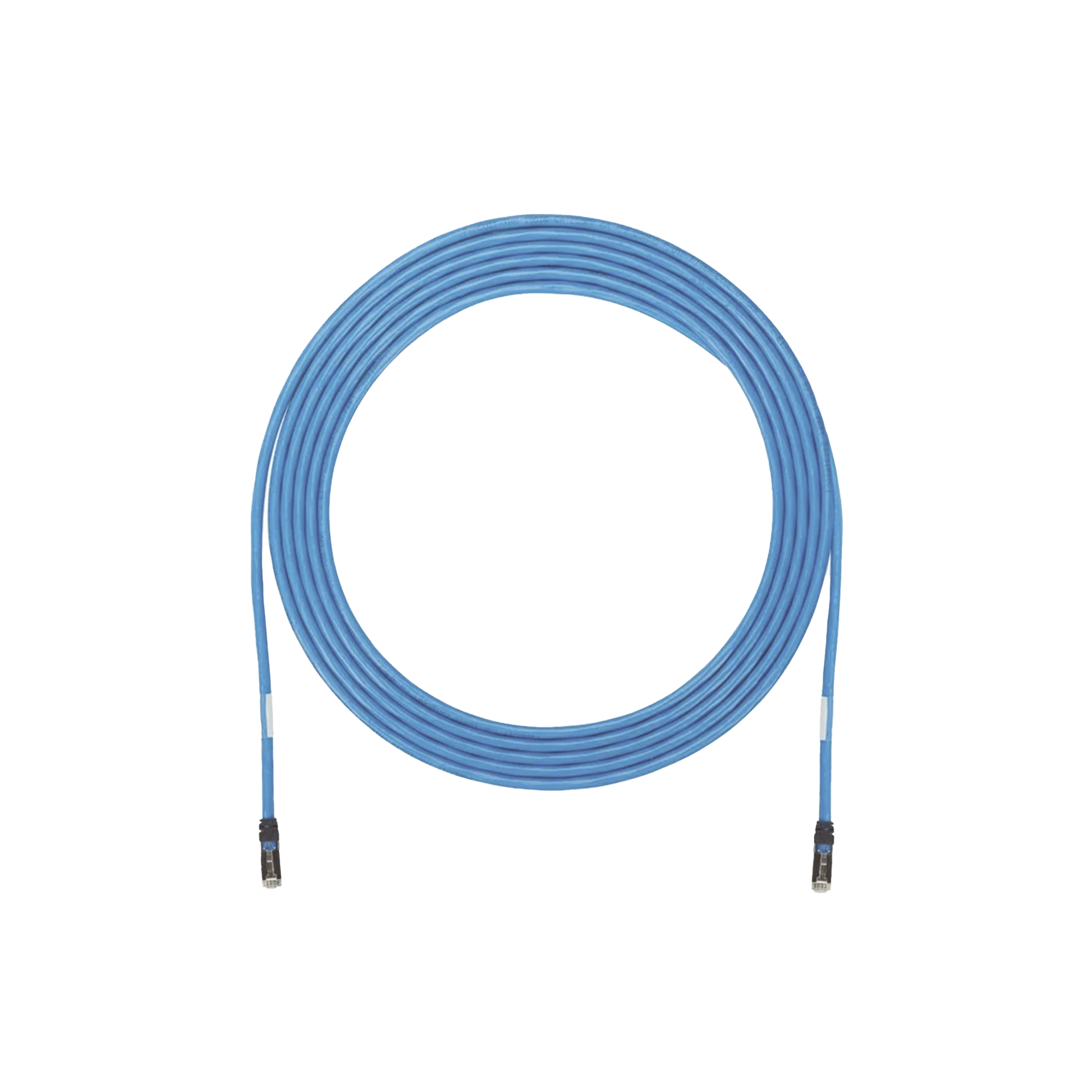 CABLE DE ZONA U/UTP CAT6A, CON PLUG MODULAR EN CADA EXTREMO, CONDUCTOR 23 AWG SÓLIDO, CMP (PLENUM), 100 FT, COLOR AZUL-Cableado de Cobre-PANDUIT-Bsai Seguridad & Controles