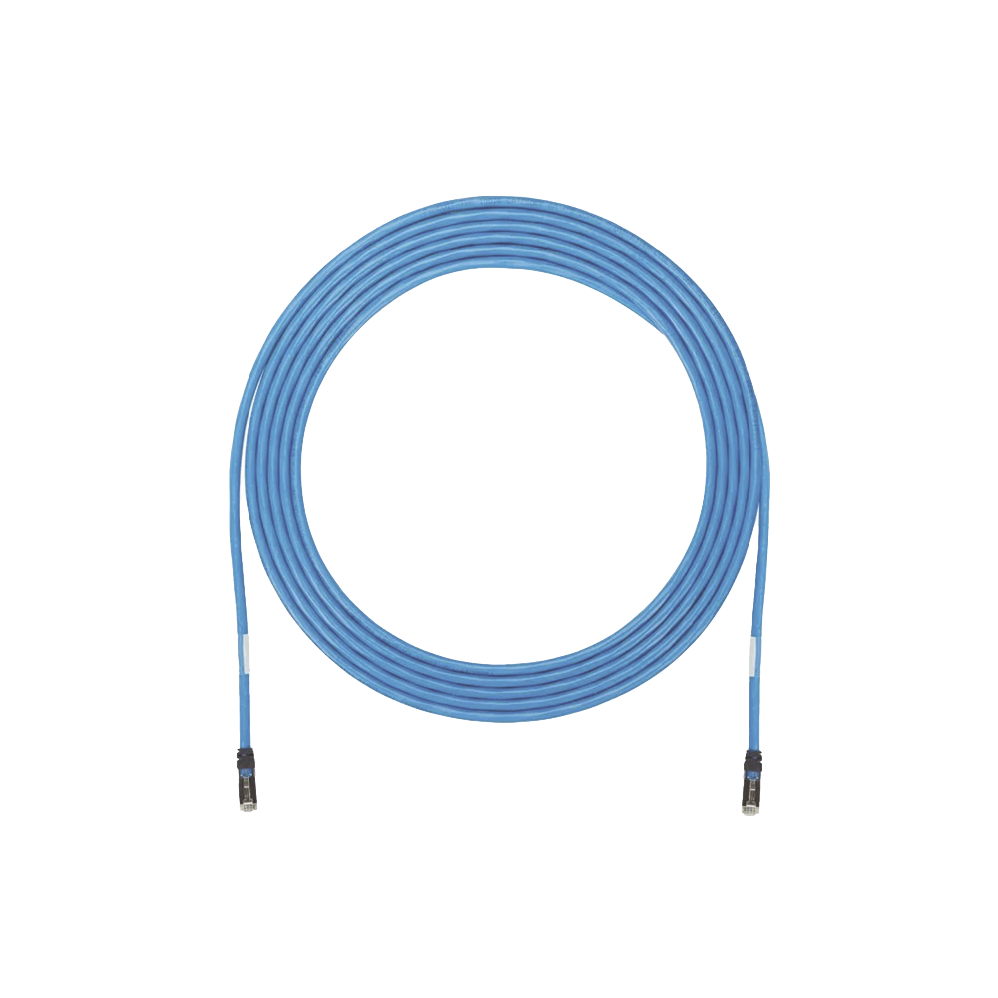 CABLE DE ZONA U/UTP CAT6A, CON PLUG MODULAR EN CADA EXTREMO, CONDUCTOR 23 AWG SÓLIDO, CMP (PLENUM), 100 FT, COLOR AZUL-Cableado de Cobre-PANDUIT-Bsai Seguridad & Controles