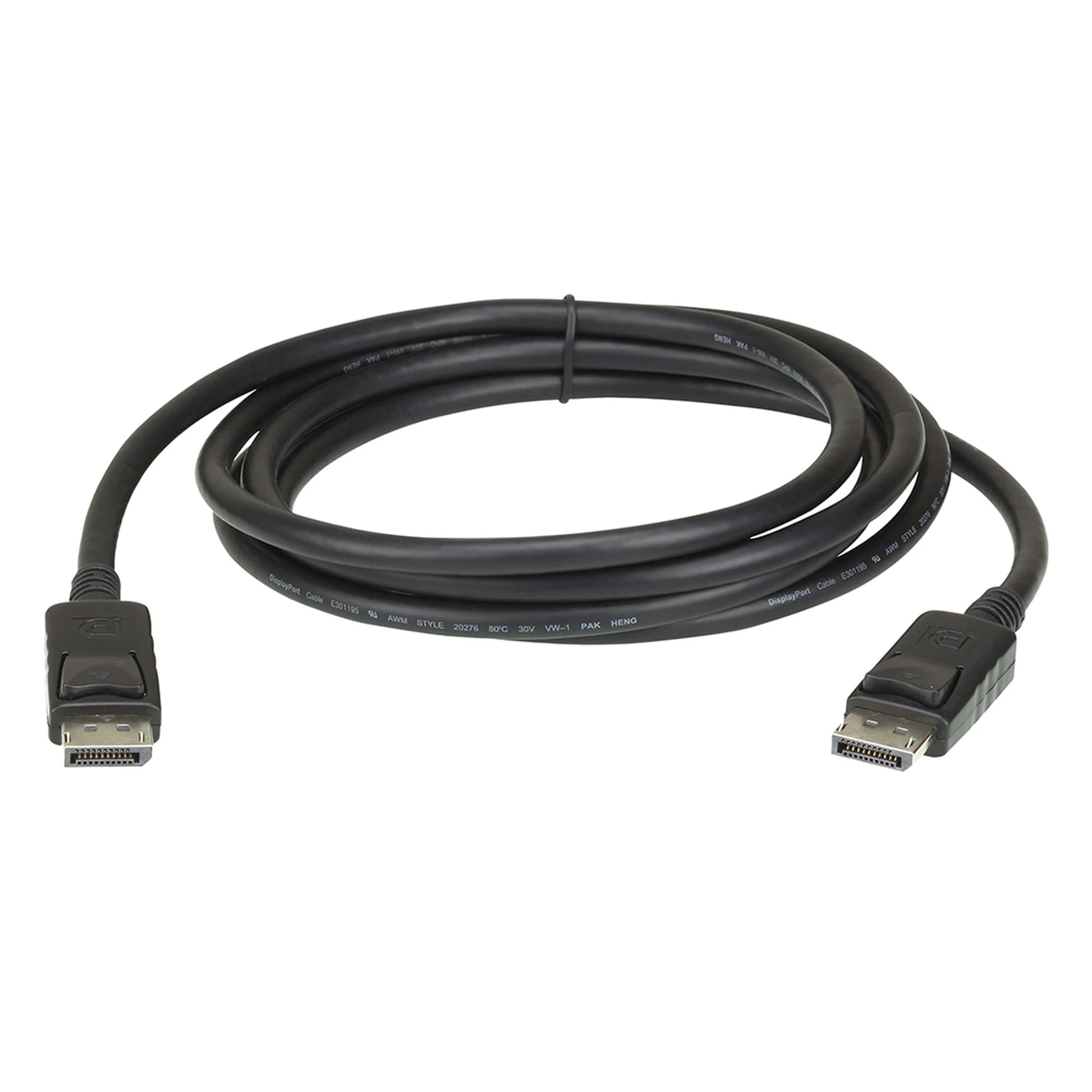 CABLE DISPLAYPORT | LONGITUD 2M | ALTA DEFINICIÓN | HASTA 8K | HDR DINÁMICO | 32 CANALES DE AUDIO DIGITAL | PESTAÑAS DE SEGURIDAD CON BOTÓN DE LIBERACIÓN-ProAV-ATEN-Bsai Seguridad & Controles