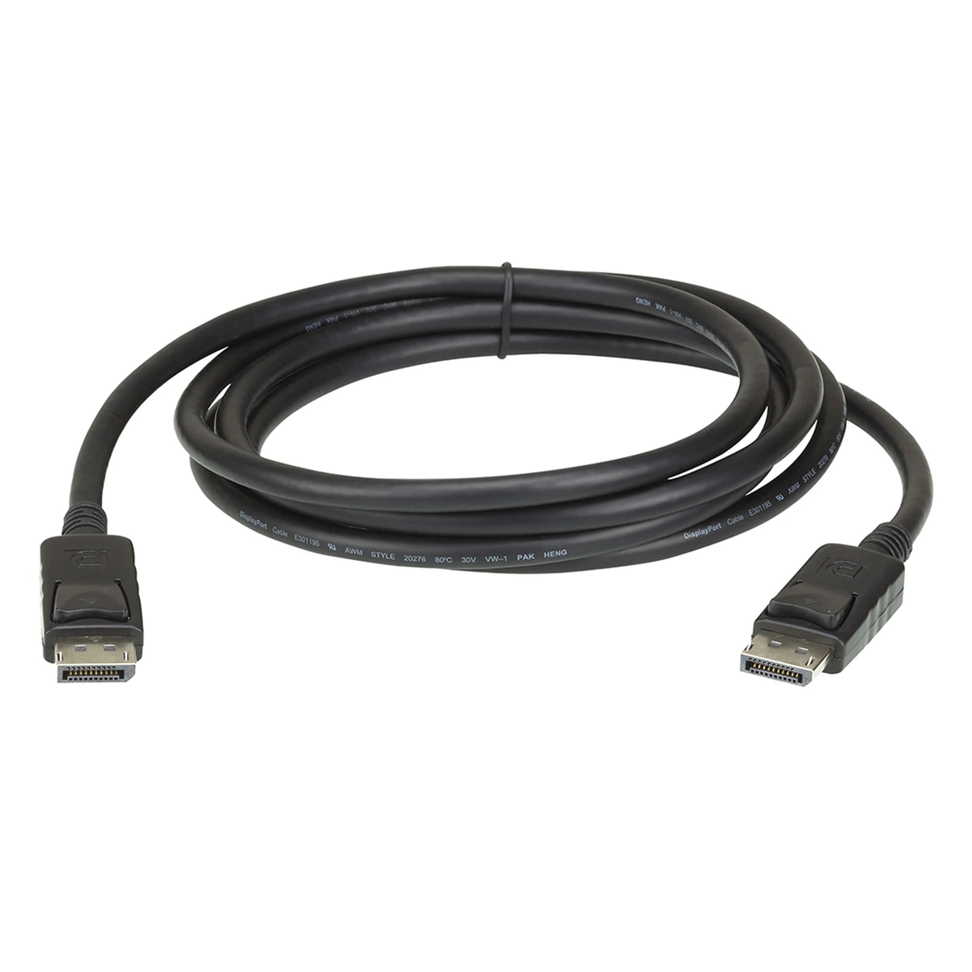 CABLE DISPLAYPORT | LONGITUD 2M | ALTA DEFINICIÓN | HASTA 8K | HDR DINÁMICO | 32 CANALES DE AUDIO DIGITAL | PESTAÑAS DE SEGURIDAD CON BOTÓN DE LIBERACIÓN-ProAV-ATEN-Bsai Seguridad & Controles