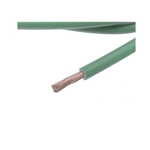 CABLE ELÉCTRICO DE COBRE RECUBIERTO THW-LS CALIBRE 12 AWG 19 HILOS COLOR VERDE (VENTA POR METRO)-Cableado-INDIANA-SLY308GRN-Bsai Seguridad & Controles