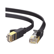 CABLE ETHERNET PLANO CAT7 U/FTP 10 GIGABIT 600MHZ 1M-Cableado de Cobre-UGREEN-11260-Bsai Seguridad & Controles