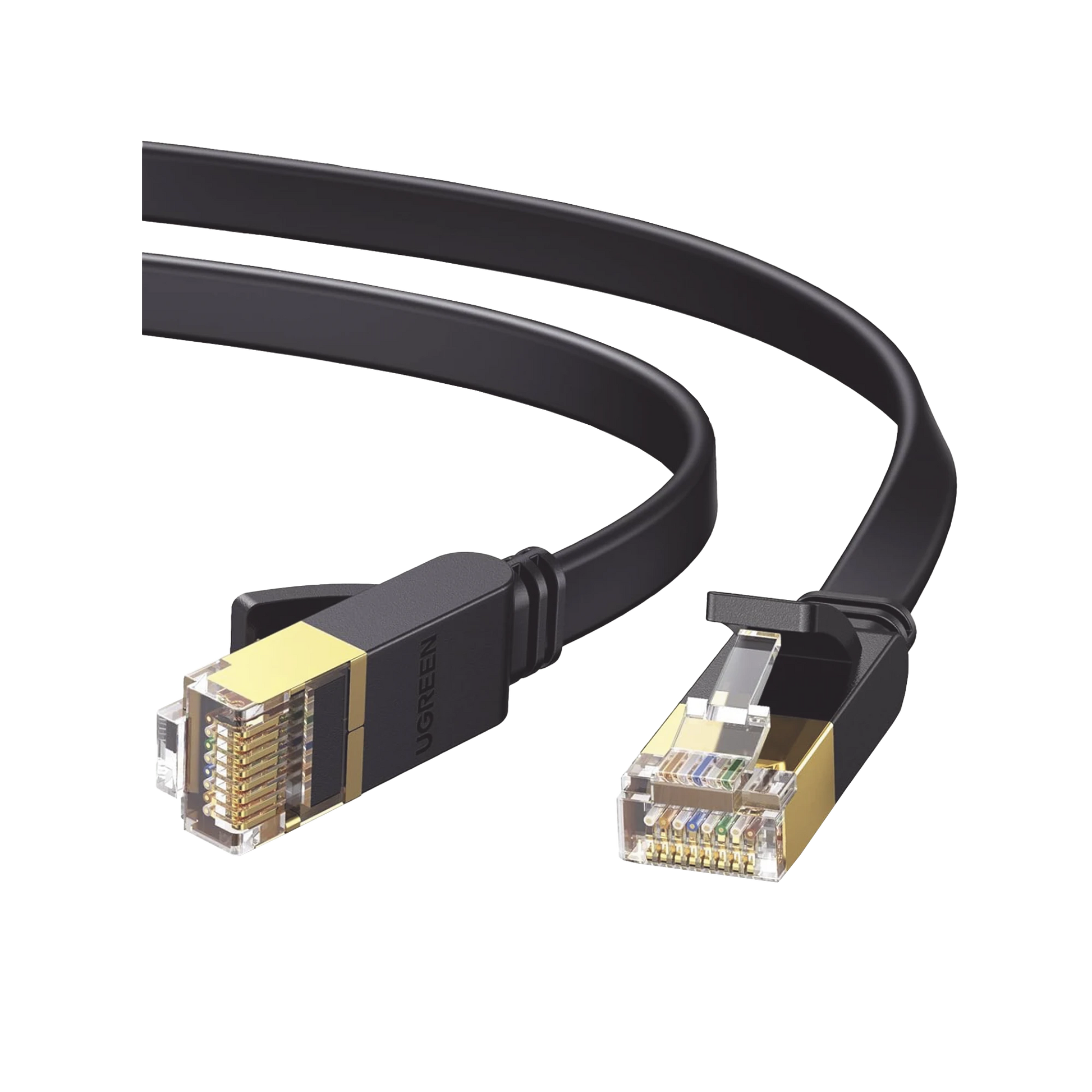 CABLE ETHERNET PLANO CAT7 U/FTP 10 GIGABIT 600MHZ 3M-Cableado de Cobre-UGREEN-11262-Bsai Seguridad & Controles
