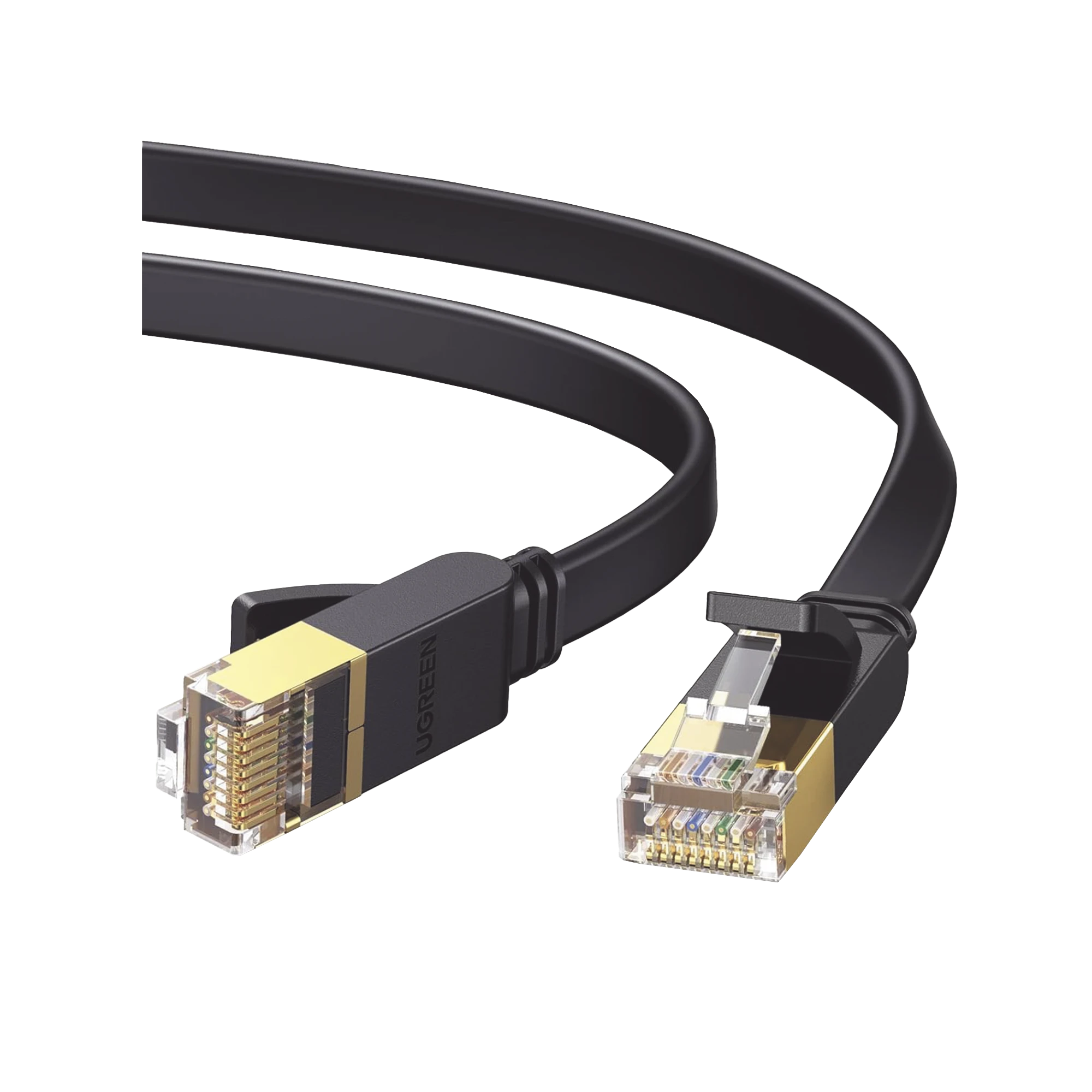 CABLE ETHERNET PLANO CAT7 U/FTP 10 GIGABIT 600MHZ 3M-Cableado de Cobre-UGREEN-11262-Bsai Seguridad & Controles
