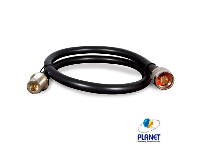 CABLE EXTENSOR N-MACHO A N-HEMBRA 60CM PLANET WL-MF-0.6-Coaxial-PLANET-Bsai Seguridad & Controles