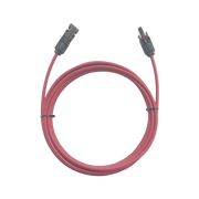 CABLE FOTOVOLTAICO / 1 METRO / COLOR ROJO / CALIBRE 10 AWG / TERMINAL MC4-MACHO Y HEMBRA EN AMBOS EXTREMOS-Energía Solar-EPCOM POWERLINE-Bsai Seguridad & Controles