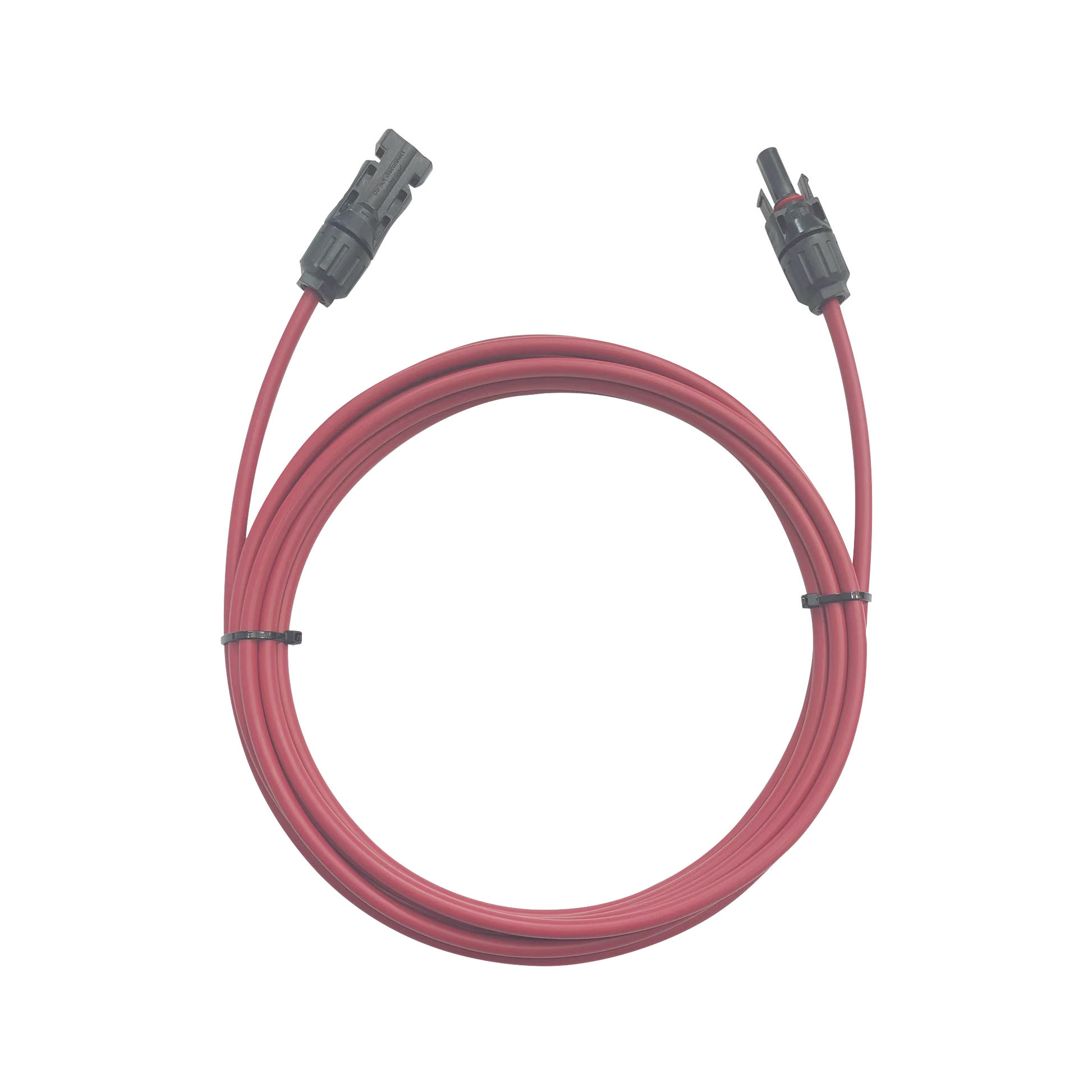 CABLE FOTOVOLTAICO / 1 METRO / COLOR ROJO / CALIBRE 10 AWG / TERMINAL MC4-MACHO Y HEMBRA EN AMBOS EXTREMOS-Energía Solar-EPCOM POWERLINE-Bsai Seguridad & Controles
