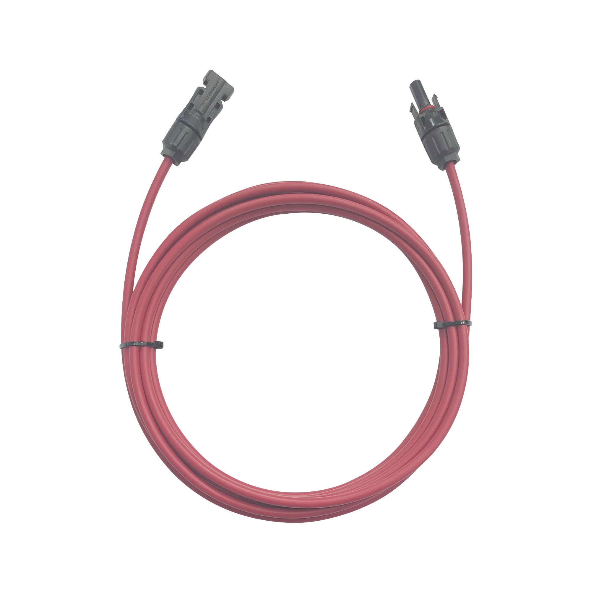 CABLE FOTOVOLTAICO / 1 METRO / COLOR ROJO / CALIBRE 10 AWG / TERMINAL MC4-MACHO Y HEMBRA EN AMBOS EXTREMOS-Energía Solar-EPCOM POWERLINE-Bsai Seguridad & Controles