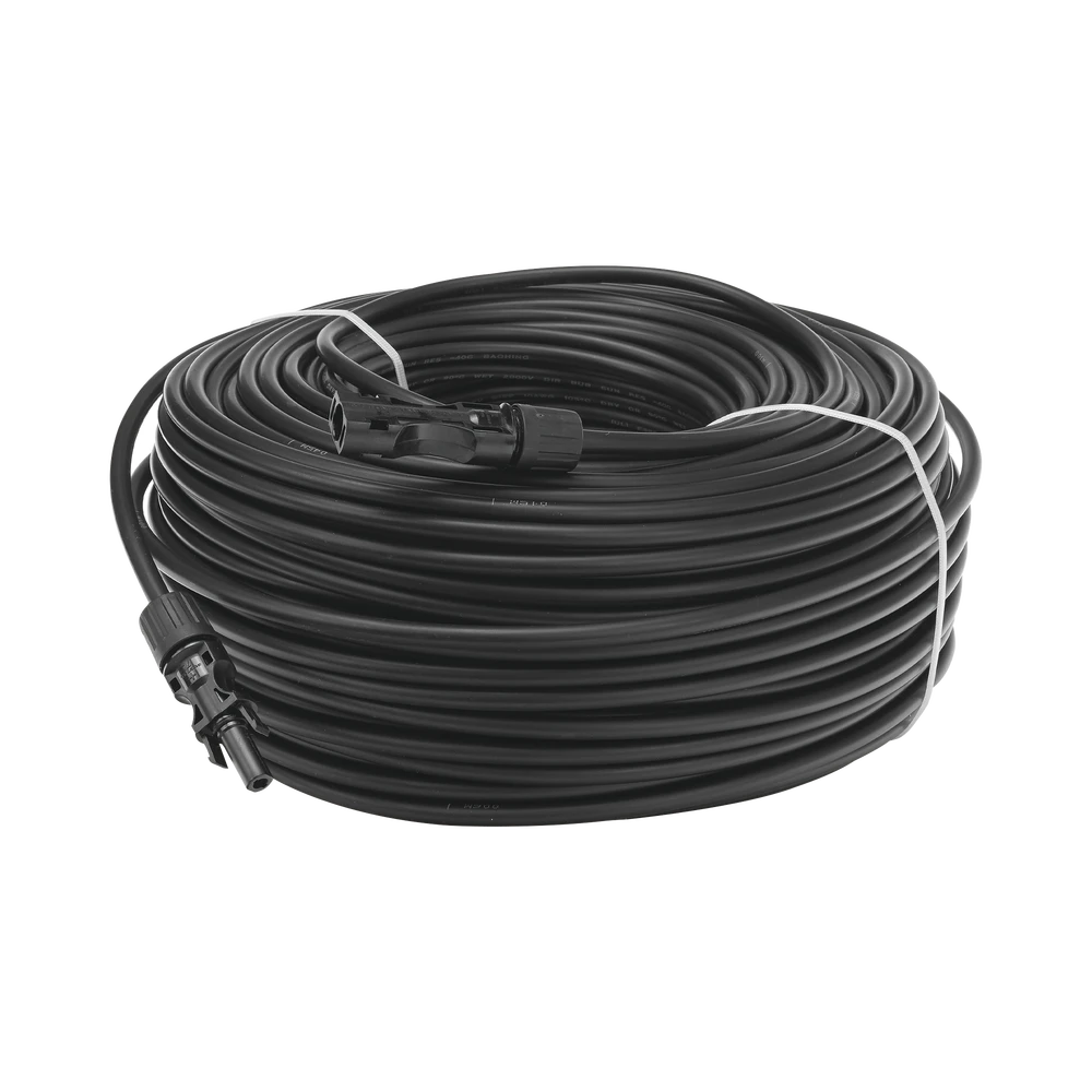 CABLE FOTOVOLTAICO 100 M, NEGRO, CALIBRE 10 AWG CON TERMINALES MC4 EN AMBOS EXTREMOS-Accesorios Energía Solar y Eólica-EPCOM POWERLINE-Bsai Seguridad & Controles