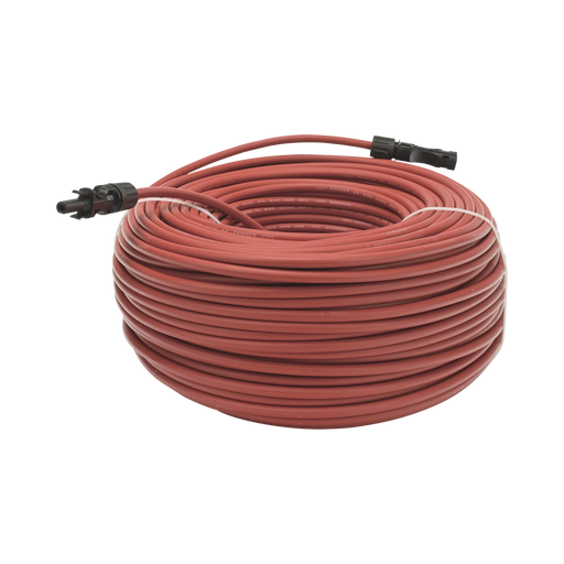 CABLE FOTOVOLTAICO 100 M, ROJO, CALIBRE 10 AWG CON TERMINALES MC4 EN AMBOS EXTREMOS-Accesorios Energía Solar y Eólica-EPCOM POWERLINE-Bsai Seguridad & Controles