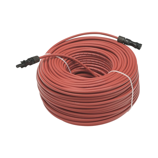 CABLE FOTOVOLTAICO 100 M, ROJO, CALIBRE 10 AWG CON TERMINALES MC4 EN AMBOS EXTREMOS-Accesorios Energía Solar y Eólica-EPCOM POWERLINE-Bsai Seguridad & Controles