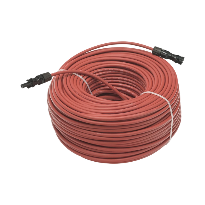 CABLE FOTOVOLTAICO 100 M, ROJO, CALIBRE 10 AWG CON TERMINALES MC4 EN AMBOS EXTREMOS-Accesorios Energía Solar y Eólica-EPCOM POWERLINE-Bsai Seguridad & Controles