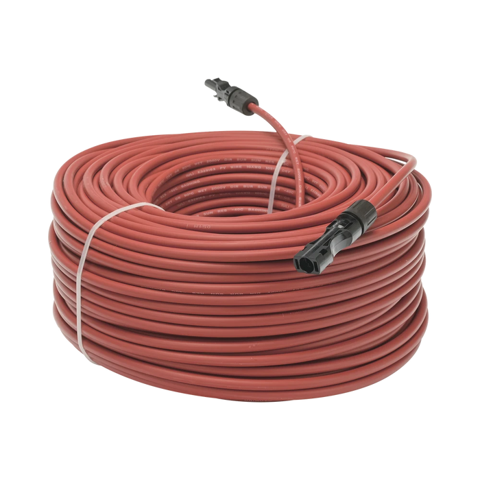 CABLE FOTOVOLTAICO 100 M, ROJO, CALIBRE 10 AWG CON TERMINALES MC4 EN AMBOS EXTREMOS-Accesorios Energía Solar y Eólica-EPCOM POWERLINE-Bsai Seguridad & Controles