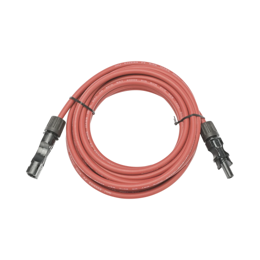 CABLE FOTOVOLTAICO, 2.5 M, ROJO, CALIBRE 10 AWG CON TERMINAL MC4-M EN AMBOS EXTREMOS-Accesorios Energía Solar y Eólica-EPCOM POWERLINE-Bsai Seguridad & Controles