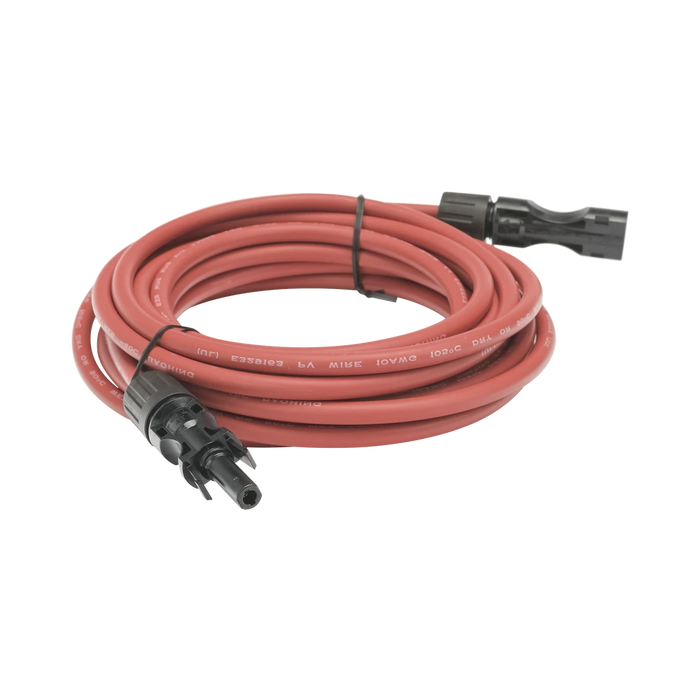CABLE FOTOVOLTAICO, 2.5 M, ROJO, CALIBRE 10 AWG CON TERMINAL MC4-M EN AMBOS EXTREMOS-Accesorios Energía Solar y Eólica-EPCOM POWERLINE-Bsai Seguridad & Controles