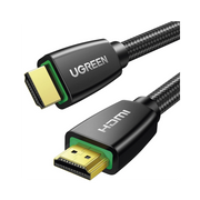 CABLE HDMI 2.0 DE NYLON TRENZADO / 2 M / 4K@60HZ / HDR / 3D / HEC (CANAL ETHERNET HDMI) / ARC (CANAL DE RETORNO DE AUDIO / COLOR PROFUNDO DE 48 BITS / AUDIO DE 32 CANALES / HDCP 2.2 /AUDIO DTS: X / 18 GBPS / BLINDAJE DE 4 CAPAS-Cables y Conectores-UGREEN-40410-Bsai Seguridad & Controles