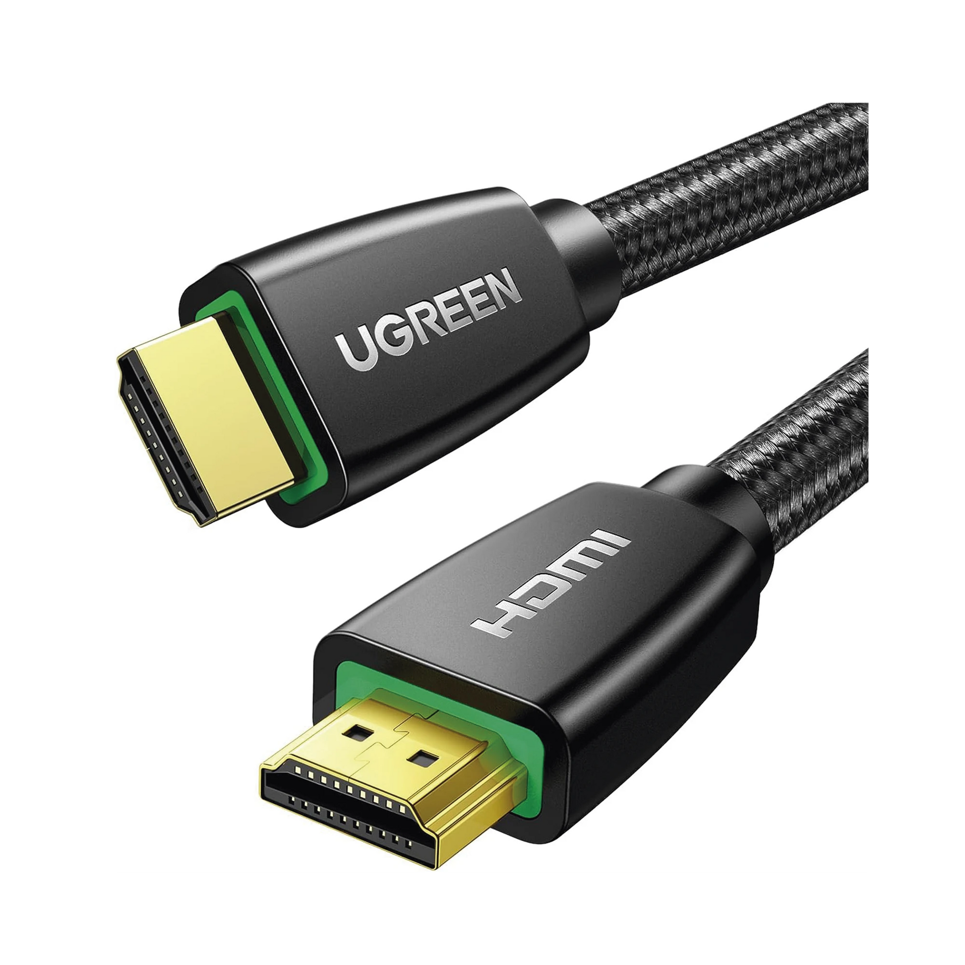 CABLE HDMI 2.0 DE NYLON TRENZADO / 2 M / 4K@60HZ / HDR / 3D / HEC (CANAL ETHERNET HDMI) / ARC (CANAL DE RETORNO DE AUDIO / COLOR PROFUNDO DE 48 BITS / AUDIO DE 32 CANALES / HDCP 2.2 /AUDIO DTS: X / 18 GBPS / BLINDAJE DE 4 CAPAS-Cables y Conectores-UGREEN-40410-Bsai Seguridad & Controles