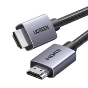 CABLE HDMI 2.0 DE NYLON TRENZADO | 1 M | 4K@60HZ | ARC | DOLBY ATMOS | TRUE HD | DTS HD | HDR | 3D INVERSIVO | 3 MODOS DE VISUALIZACIÓN | 3 CAPAS DE PROTECCIÓN + 4 DE BLINDAJE | NIQUELADO | CARCASA DE ALUMINIO.-Cables y Conectores-UGREEN-25297-Bsai Seguridad & Controles