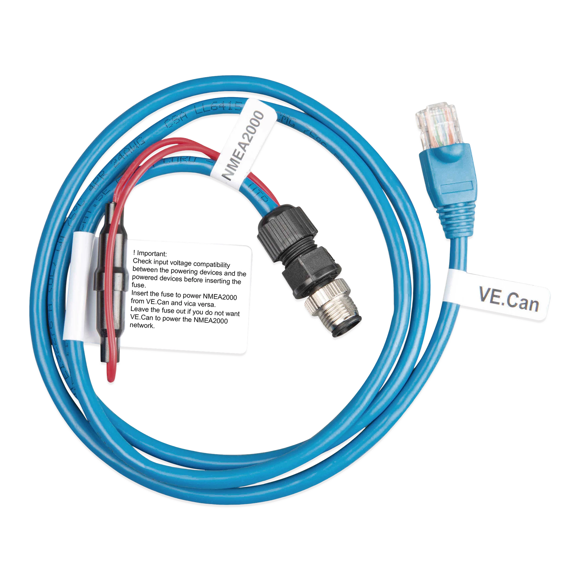 CABLE MICRO- C VE.CAN A NMEA 2000 PARA COMUNICACIÓN ENTRE EQUIPOS VICTRON Y REDE NMEA 2000-Energía Solar-VICTRON ENERGY-Bsai Seguridad & Controles